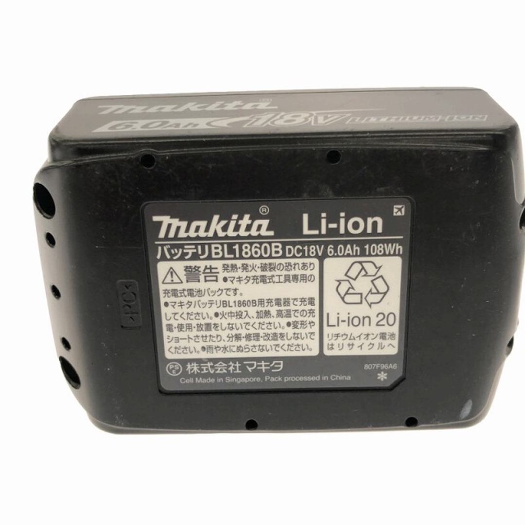 Makita   中古品3個セットmakita マキタ V 6.0Ah 残量表示付