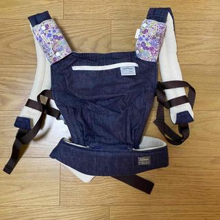 サンアンドビーチ　denim navy(抱っこひも/おんぶひも)