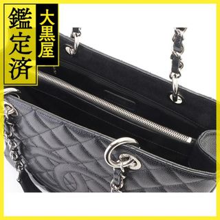 CHANEL - CHANEL シャネル ＧＳＴトート ブラック／ＳＶ キャビア【430