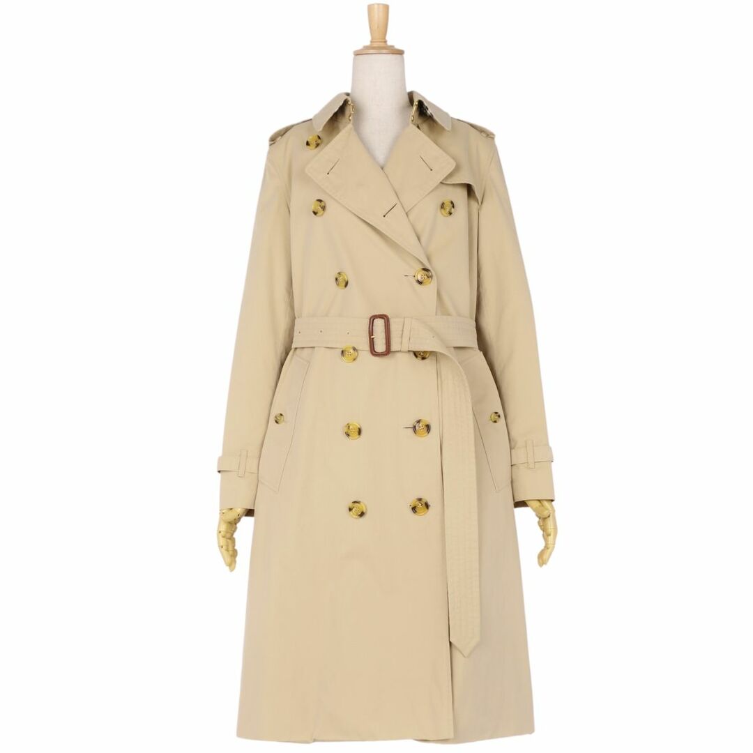 BURBERRY(バーバリー)の美品 バーバリー BURBERRY コート トレンチコート THE KENSINGTON ケンジントン 英国製 アウター レディース UK6 US4 IT38(S相当) ベージュ レディースのジャケット/アウター(トレンチコート)の商品写真