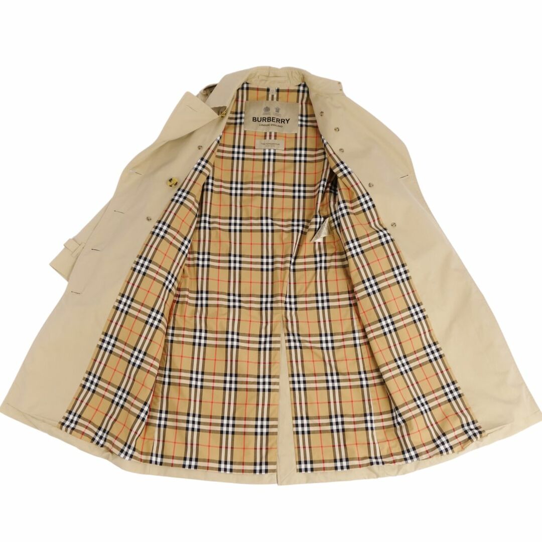 BURBERRY(バーバリー)の美品 バーバリー BURBERRY コート トレンチコート THE KENSINGTON ケンジントン 英国製 アウター レディース UK6 US4 IT38(S相当) ベージュ レディースのジャケット/アウター(トレンチコート)の商品写真