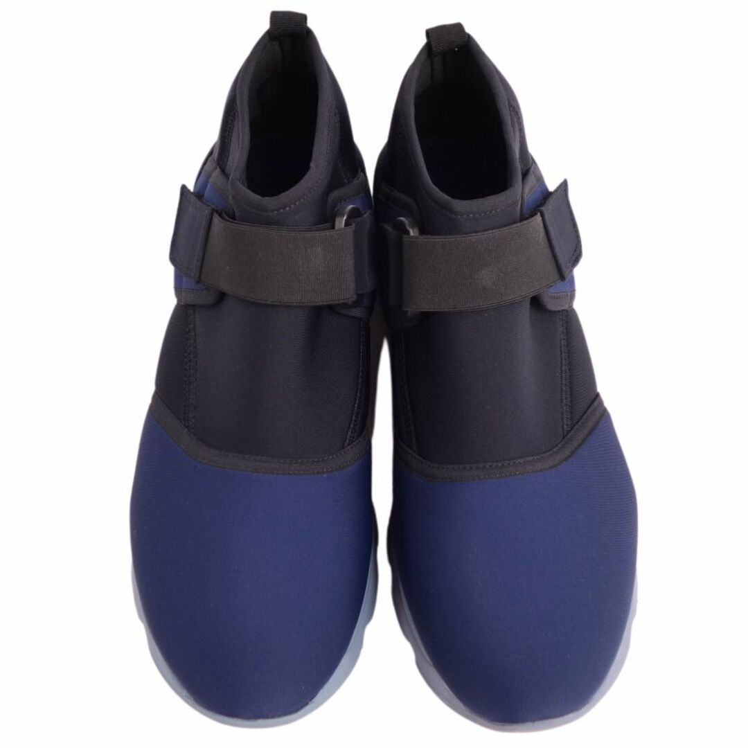 美品 マルニ MARNI スニーカー ネオプレン ベルクロ シューズ 靴 メンズ イタリア製 42(27cm相当) ブルー/ネイビー 3