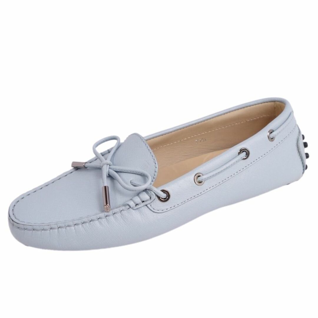 トッズ TOD'S ドライビングシューズ ローファー カーフレザー シューズ 靴 レディース 37.5(24.5cm相当) ライトブルー | フリマアプリ ラクマ