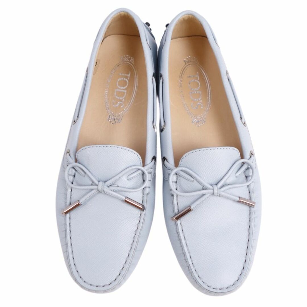トッズ TOD'S ドライビングシューズ ローファー カーフレザー シューズ 靴 レディース 37.5(24.5cm相当) ライトブルー トッズ TOD'S ドライビングシューズ ローファー カーフレザー シューズ 靴 レディース 37.5(24.5cm相当) ライトブルー