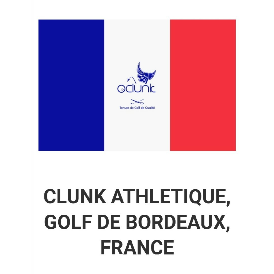 ※値下げ※ ゴルフウェアーCLUNK BORDEAUX FRANCE