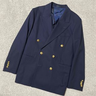 ジョンスメドレー(JOHN SMEDLEY)のジョンスメドレー  ダブル　ジャケット　ネイビー　ブレザー(テーラードジャケット)