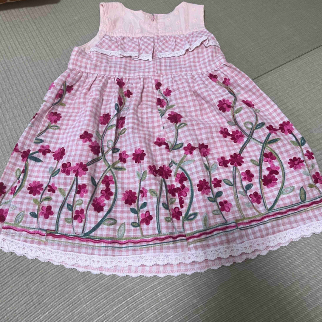 Souris(スーリー)のスーリーのワンピース90cm キッズ/ベビー/マタニティのキッズ服女の子用(90cm~)(ワンピース)の商品写真