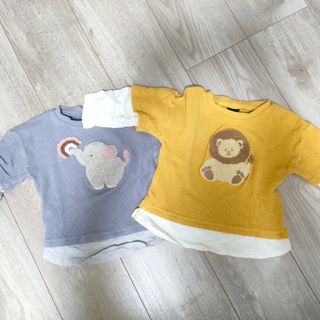 子供　長袖Tシャツ　90サイズ(Tシャツ/カットソー)