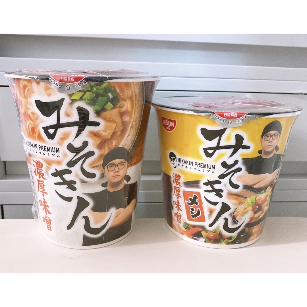 日清食品(ニッシンショクヒン)のみそきんラーメン　みそきんメシ　セット 食品/飲料/酒の加工食品(インスタント食品)の商品写真