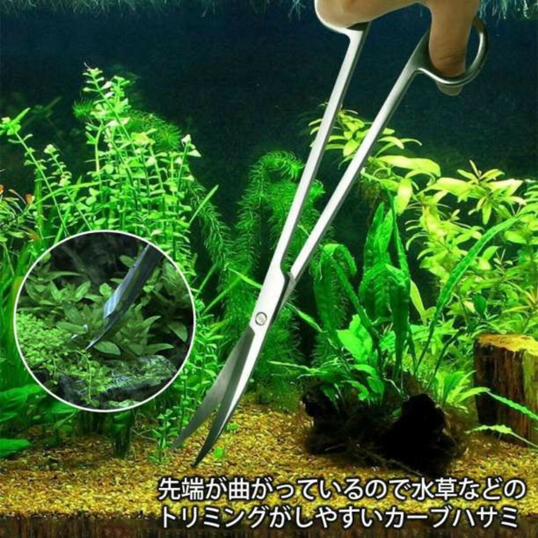 アクアリウム ピンセット 水槽 ハーバリウム 熱帯魚 最新水草手入れ藻