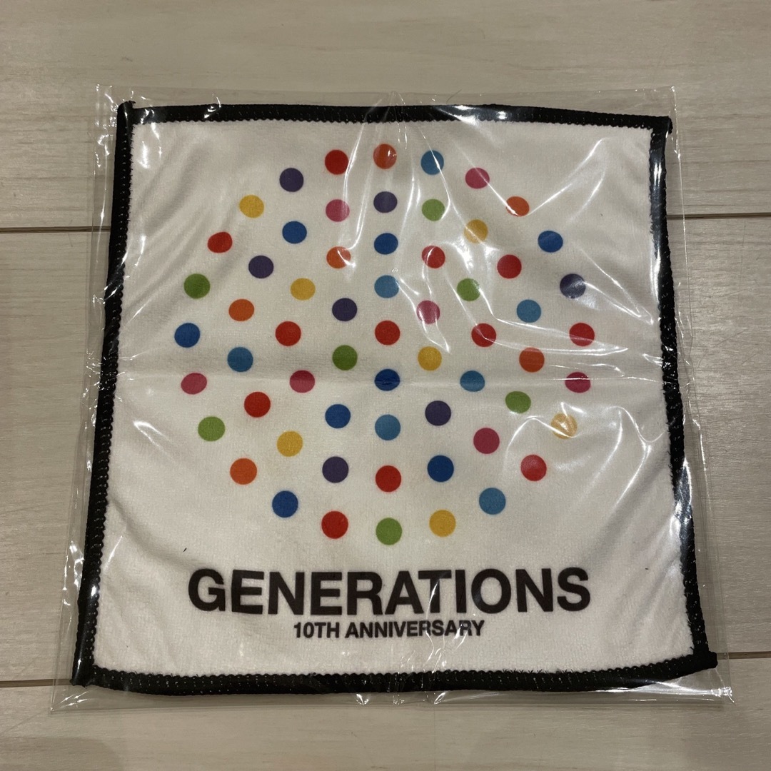 GENERATIONS(ジェネレーションズ)のGENERATIONS ハンドタオル　GENE展　10周年 エンタメ/ホビーのタレントグッズ(ミュージシャン)の商品写真