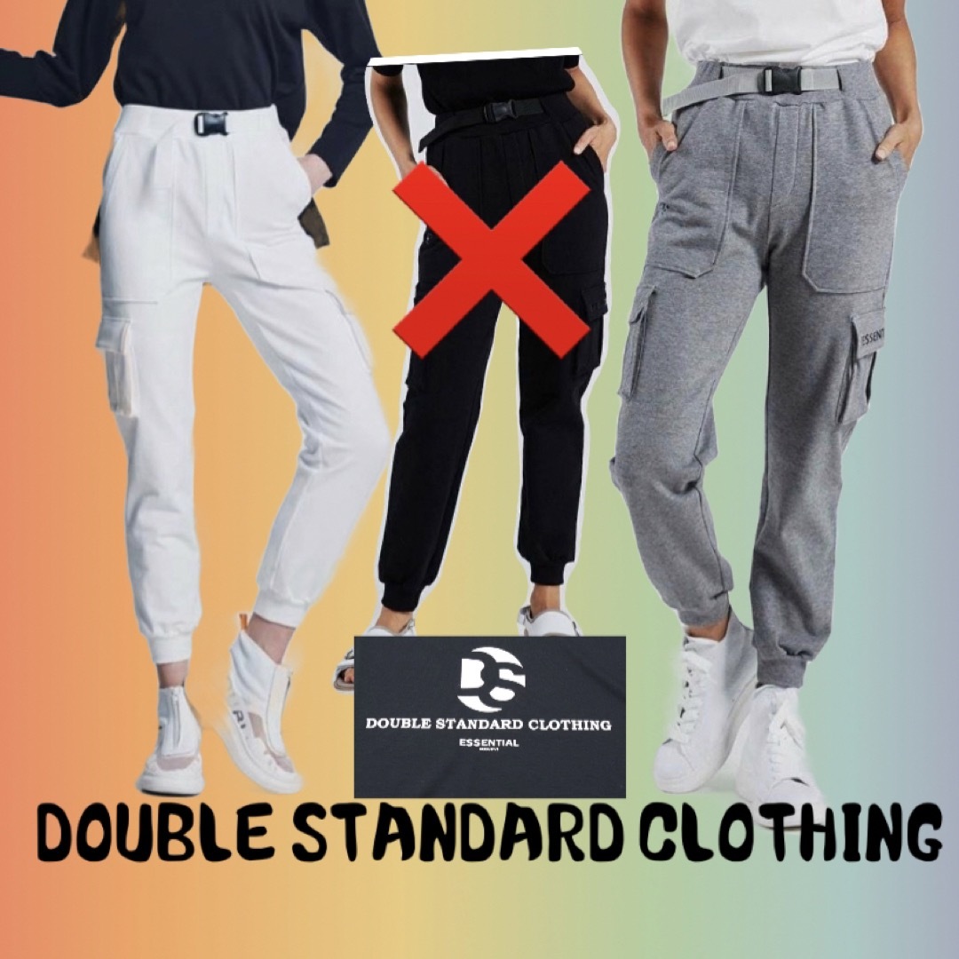 DOUBLE STANDARD CLOTHING(ダブルスタンダードクロージング)のダブルスタンダードクロージング　ストレッチ裏毛パンツ　新品 レディースのパンツ(カジュアルパンツ)の商品写真