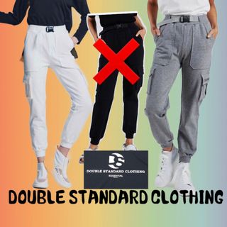 ダブルスタンダードクロージング(DOUBLE STANDARD CLOTHING)のダブルスタンダードクロージング　ストレッチ裏毛パンツ　新品(カジュアルパンツ)