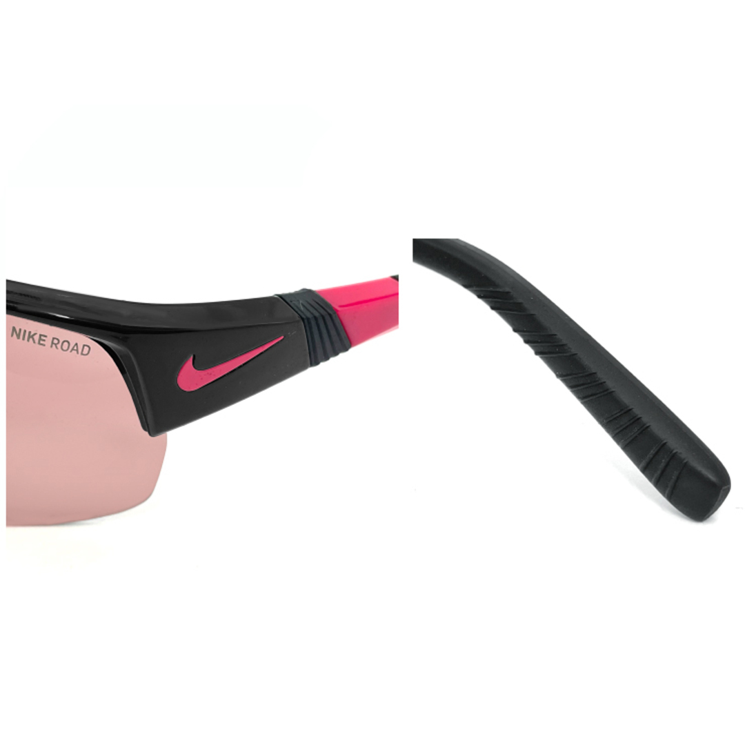 NIKE(ナイキ)の【新品】 レディース ナイキ ランニング サングラス fb4464 010 SHOW X2 E NIKE スポーツサングラス ショーエックス2 road tint ロードティント uvカット 紫外線対策 スペアレンズ付き  [ 度付き 対応 モデル ] レディースのファッション小物(サングラス/メガネ)の商品写真