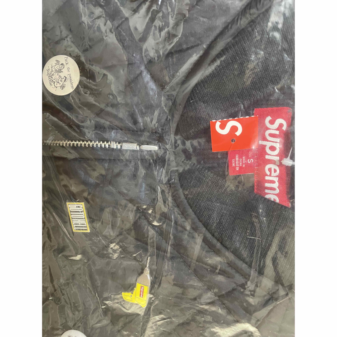 Supreme Pins Quilted Work Vest “Black”