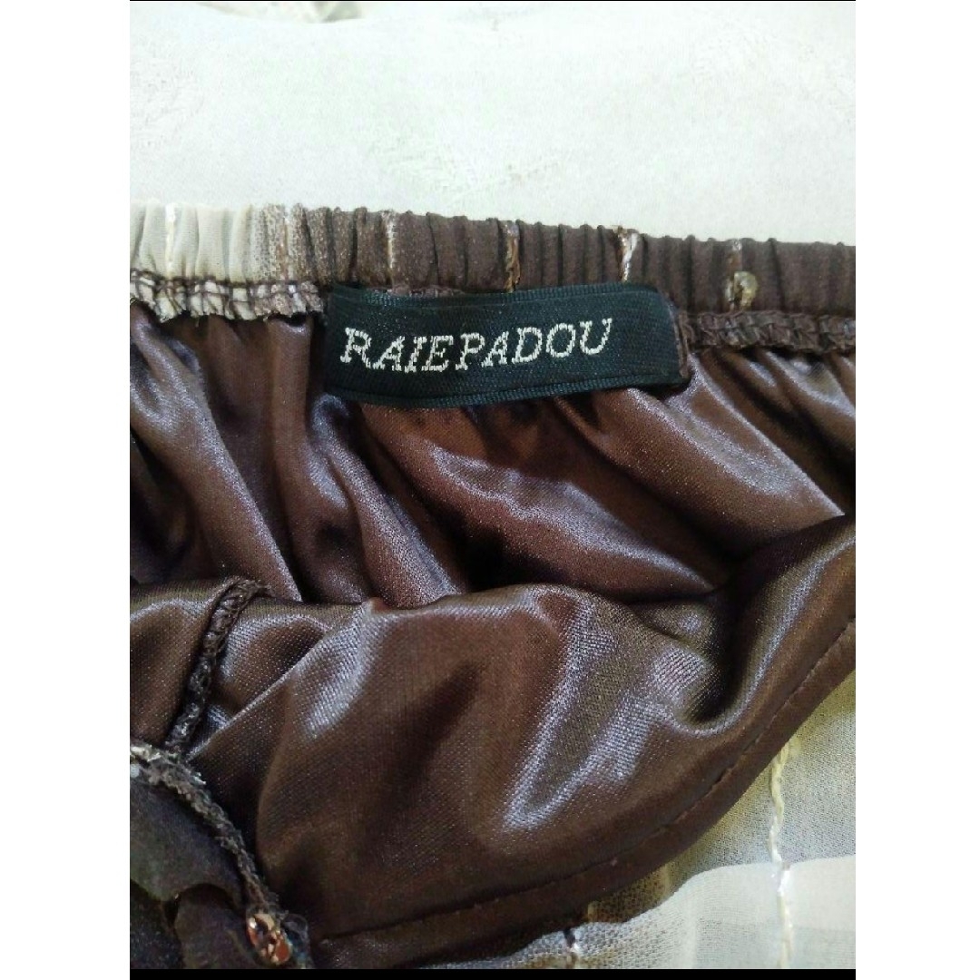RAIEPADOU♡レース♡茶色系♡台形♡ミニスカート❤ レディースのスカート(ミニスカート)の商品写真