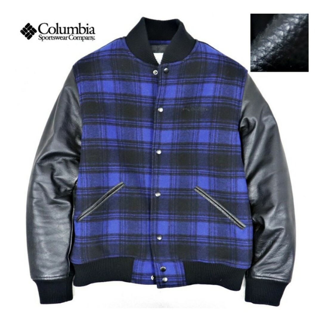 Columbia(コロンビア)の【新品展示品】新品価格32,400円 コロンビア 袖上質牛革 アワードジャケット メンズのジャケット/アウター(スタジャン)の商品写真