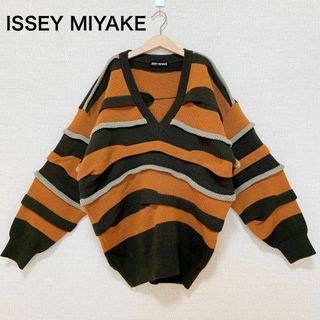 ISSEY MIYAKE イッセイミヤケ ニットプルオーバー セーター 変形 2