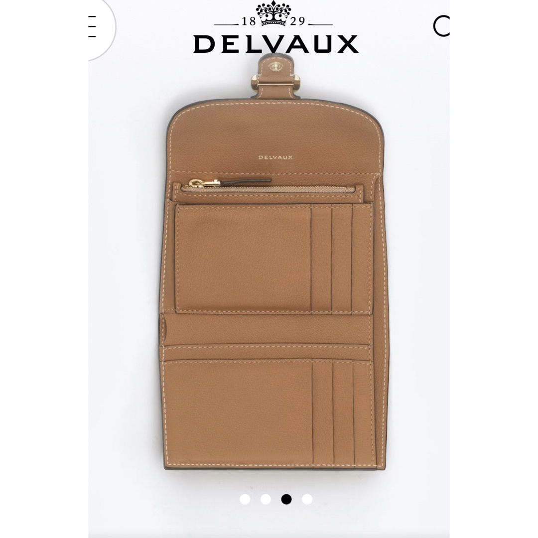 DELVAUX(デルヴォー)のデルヴォー　delvaux Brillant Compact wallet レディースのファッション小物(財布)の商品写真