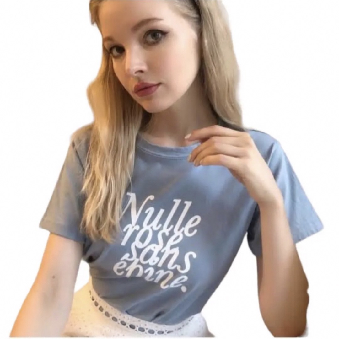 épine(エピヌ)のエピヌ Tシャツ アイスブルー レディースのトップス(Tシャツ(半袖/袖なし))の商品写真