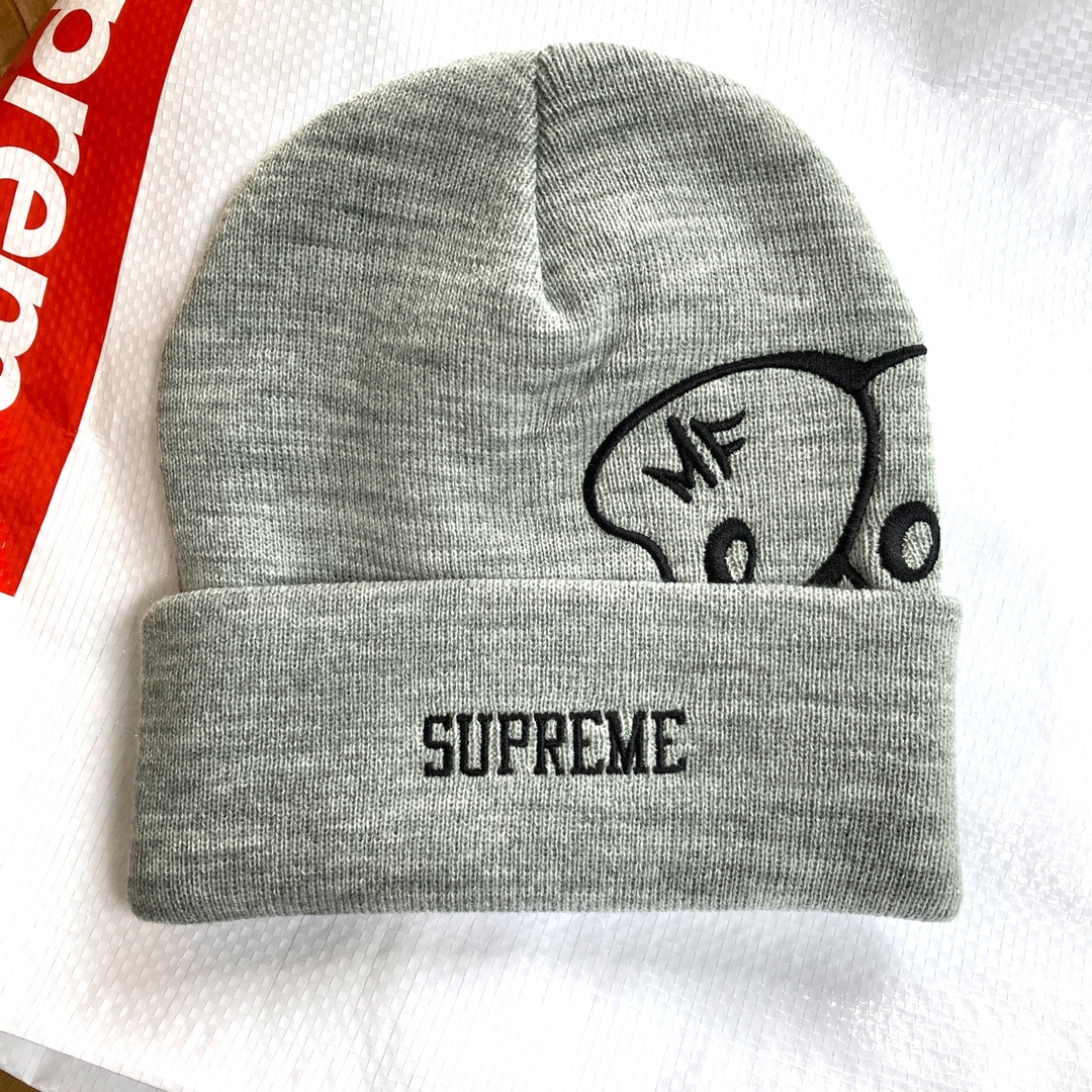 Supreme Supreme MF Doom Beanie Heather gray 新品の通販 by M エム shop｜シュプリームならラクマ