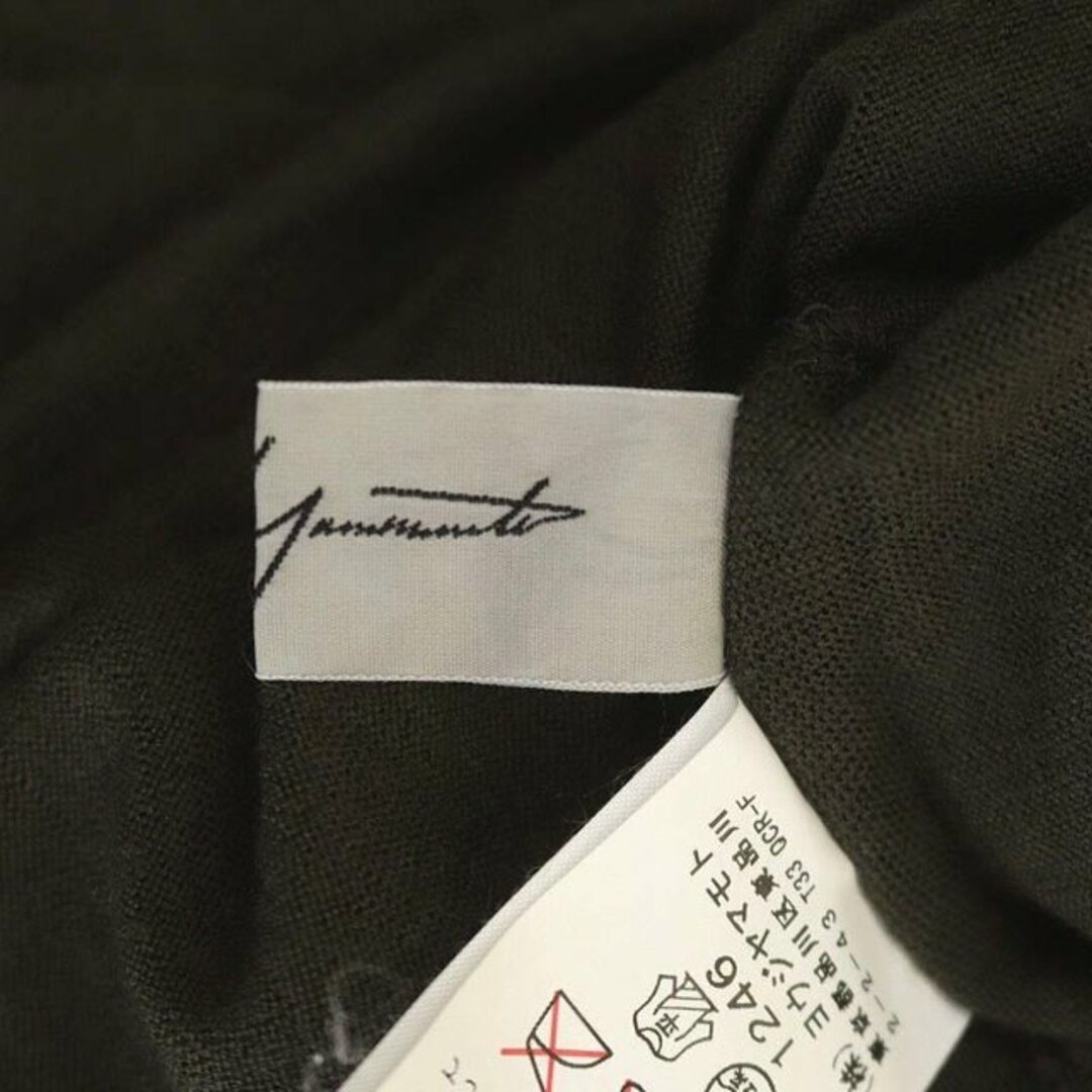 Yohji Yamamoto - ヨウジヤマモト Uネックニット カットソー 長袖