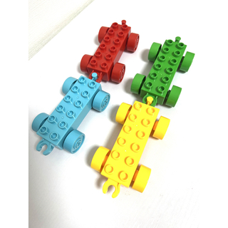 機関車セット　汽車　ブロック 車 デュプロ 知育玩具 レゴ互換品(積み木/ブロック)