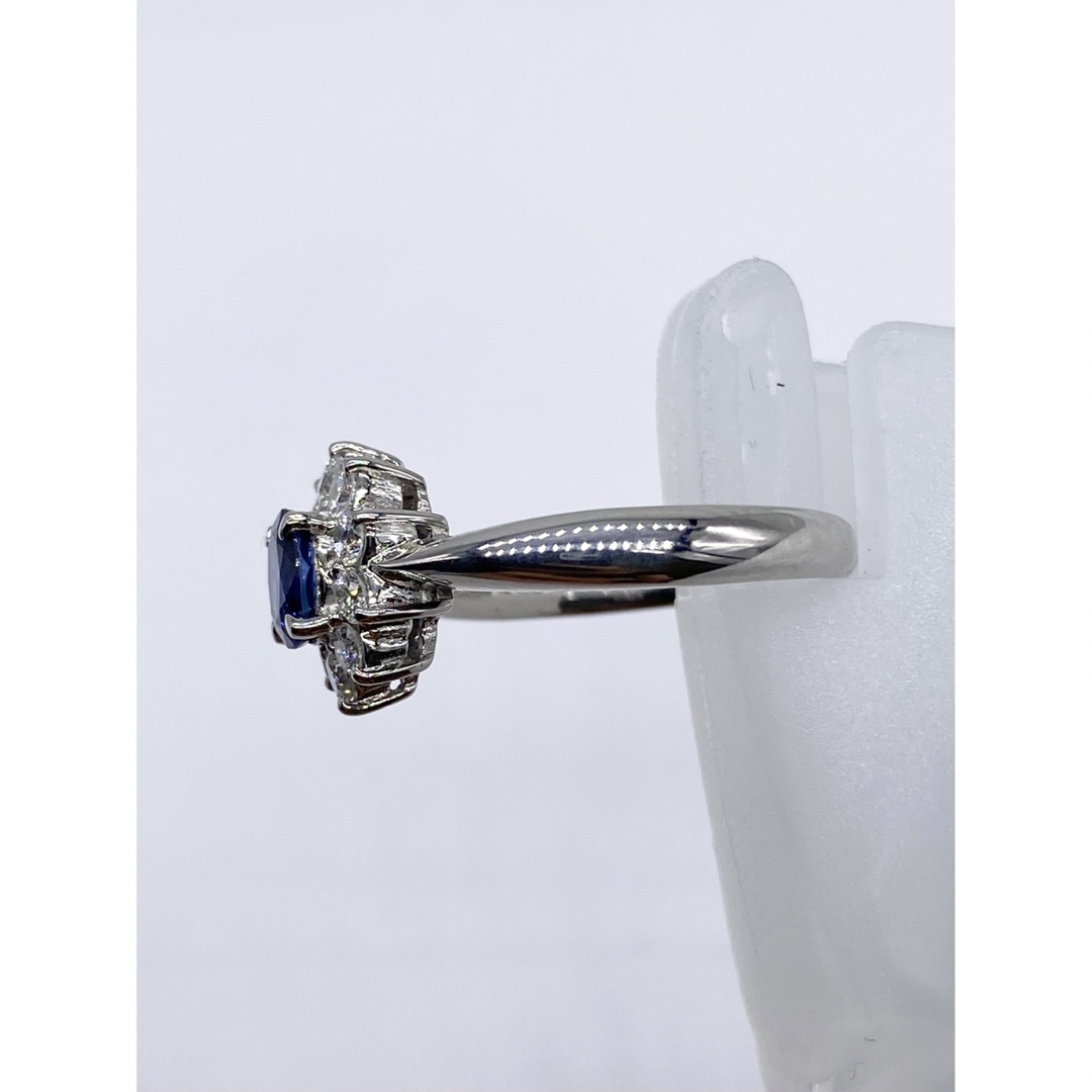 ブルーサファイア 0.82ct / ダイヤ0.35ct Pt900 リング レディースのアクセサリー(リング(指輪))の商品写真