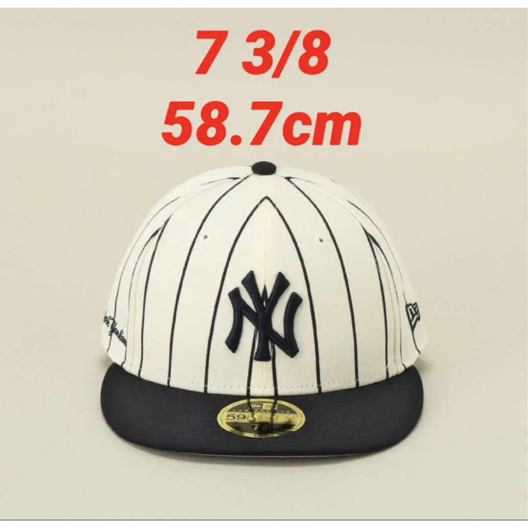 メンズ7 3/8 NEW ERA LP5950 Pinstripe Yankees