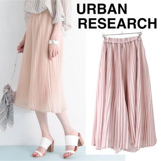 アーバンリサーチ(URBAN RESEARCH)のURBAN RESEARCH アーバンリサーチ プリーツスカーチョ　美品(ロングスカート)