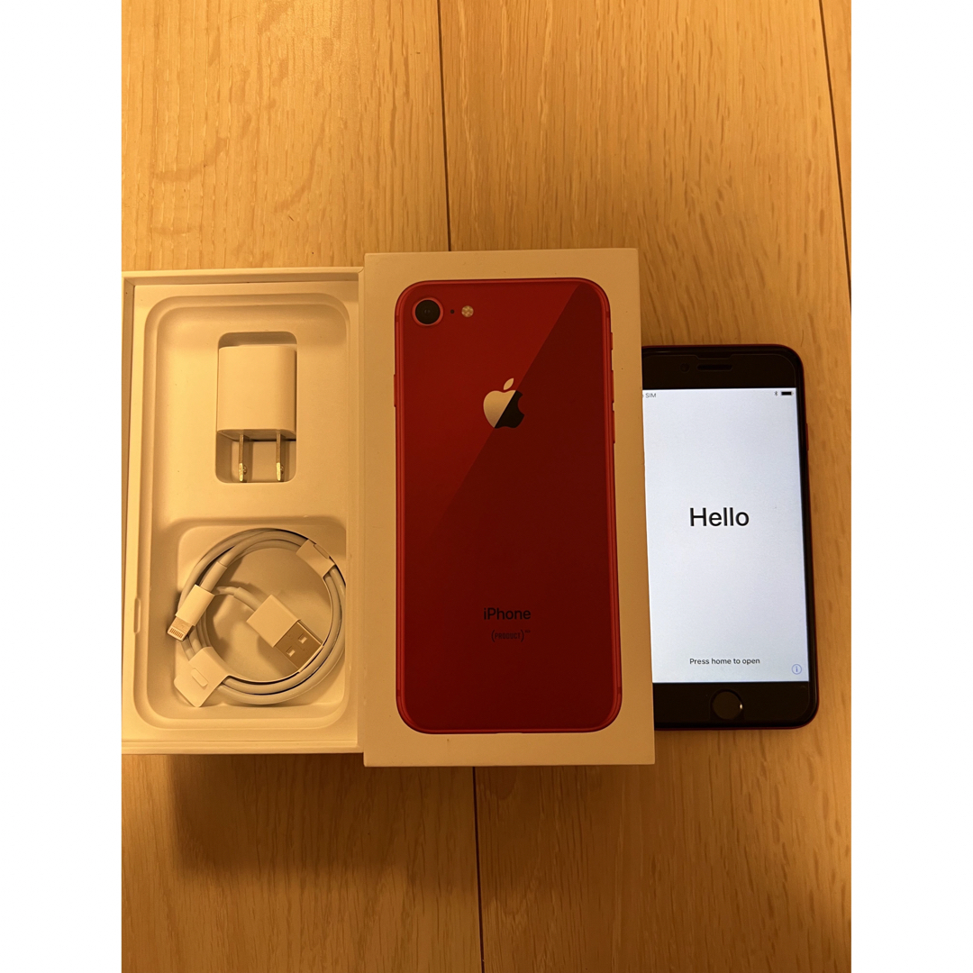 iPhone8 Red 64GB ソフトバンク　初期化済み