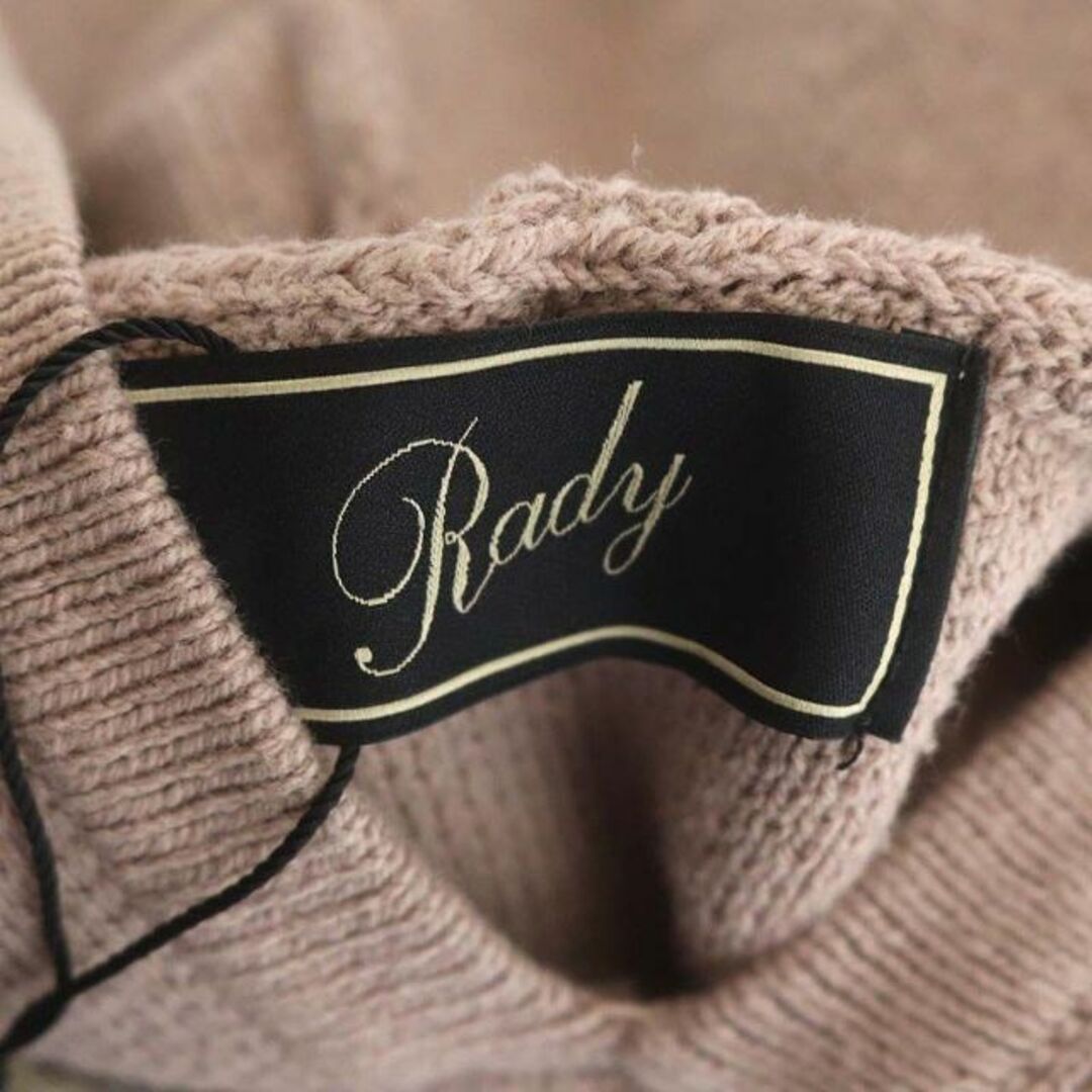 Rady(レディー)のレディ フーディニットワンピース ロング 五分袖 ビジュー装飾 S レディースのワンピース(ロングワンピース/マキシワンピース)の商品写真
