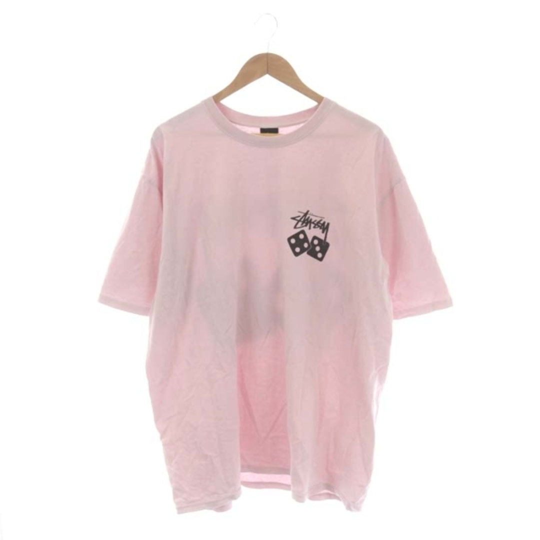 STUSSY - ステューシー サイコロ ダイス 半袖 Tシャツ XL ピンク /HS ...