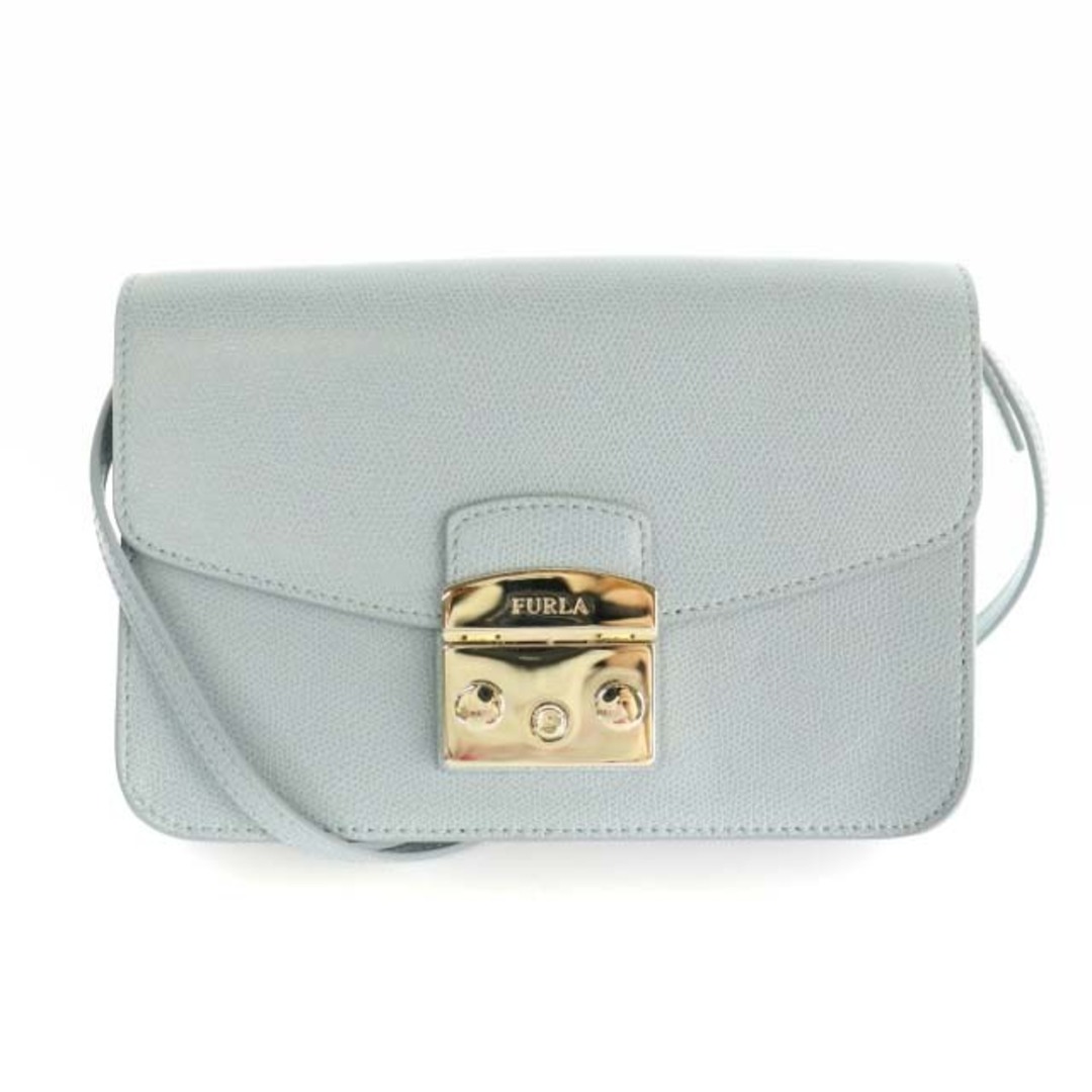 フルラ FURLA メトロポリス ショルダーバッグ レザー 青 ブルー ■OS | フリマアプリ ラクマ