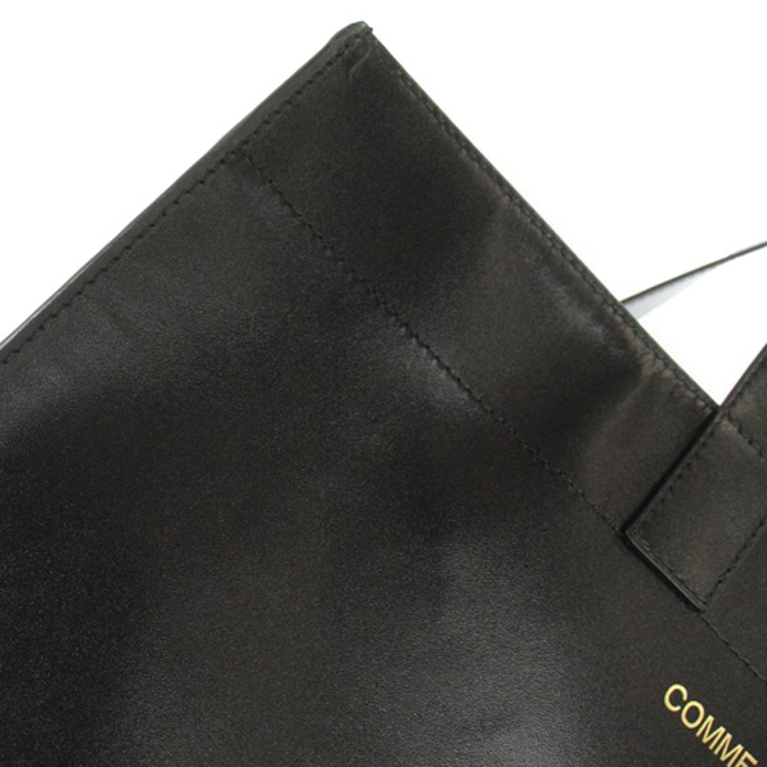 COMME des GARCONS(コムデギャルソン)のコムデギャルソン クラシックレザーライン トートバッグ ハンドバッグ ロゴ 黒 レディースのバッグ(トートバッグ)の商品写真
