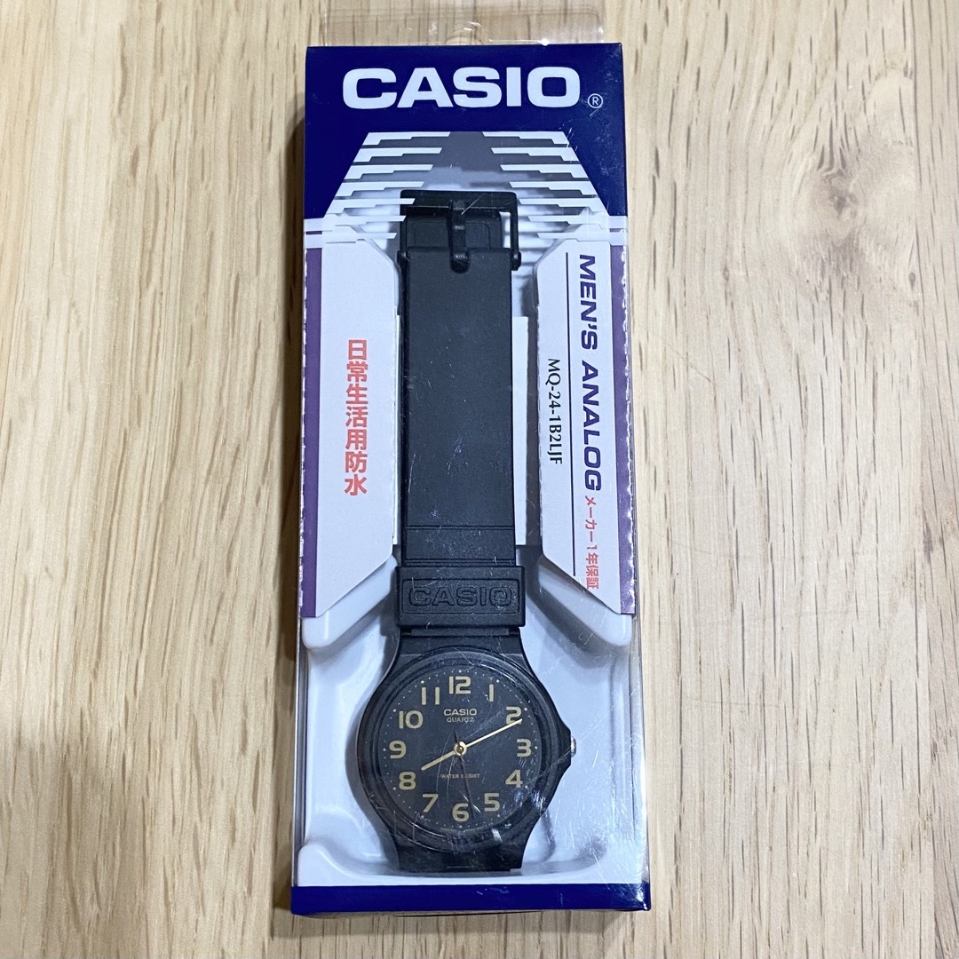 CASIO(カシオ)の【新品未使用】カシオ　腕時計　MQ-24-1B2LJF メンズの時計(腕時計(アナログ))の商品写真