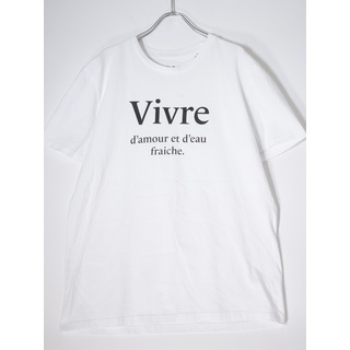 アパルトモンドゥーズィエムクラス(L'Appartement DEUXIEME CLASSE)のLes Petits Basicsルベーシック L'Appartementアパルトモン購入2022SS White LOGO Tee Tシャツ【EU M/US S】【LTSA72112】(その他)