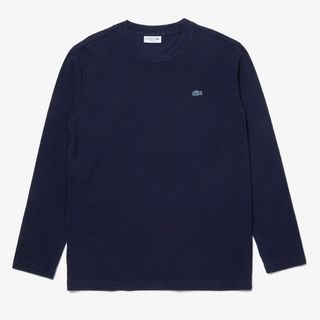 ラコステ(LACOSTE)のLACOSTE インディゴピケTシャツ ロンT(Tシャツ/カットソー(七分/長袖))