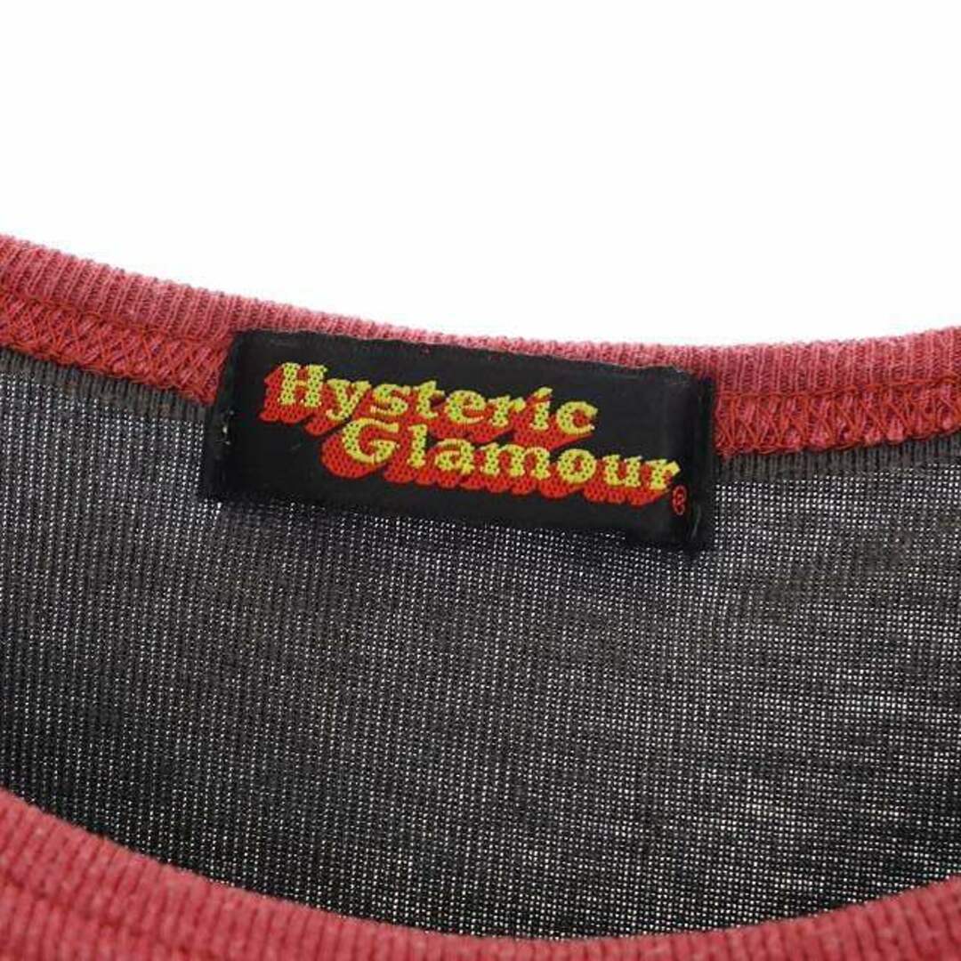 HYSTERIC GLAMOUR 長袖 Tシャツ 赤 フリーサイズ 90's