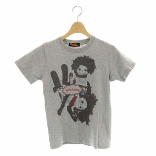 ヒステリックグラマー(HYSTERIC GLAMOUR)のヒステリックグラマー プリント半袖Tシャツ カットソー F グレー /HK(Tシャツ(半袖/袖なし))