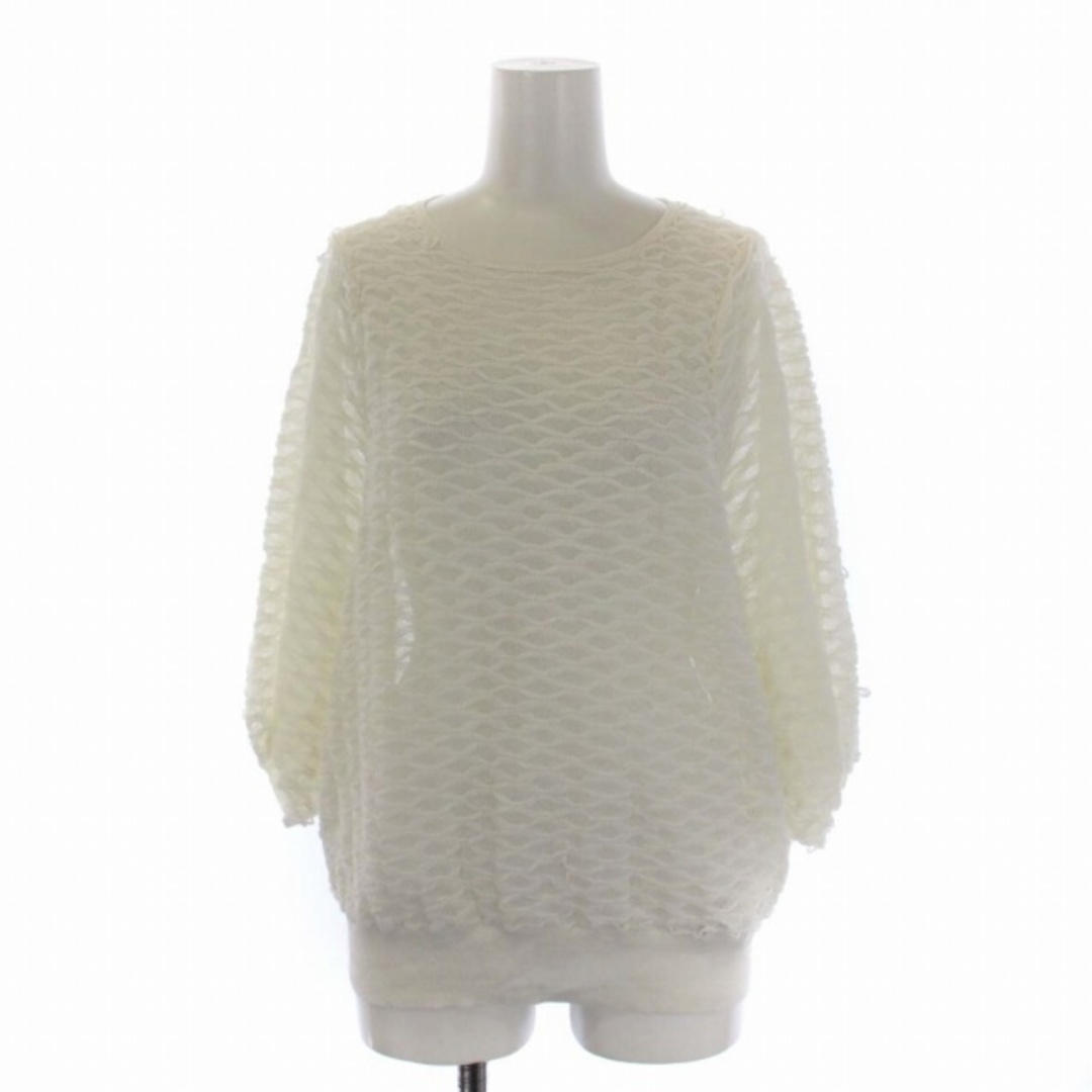 ドゥロワー Drawer 19AW ワンピース ニット パフスリーブ 七分袖 1
