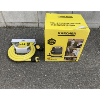 値下げ不可　KARCHER 家庭用高圧洗浄機　K mini＋水道ホース　セット