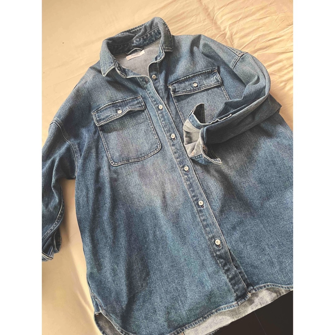 Plage(プラージュ)のPlage⭐︎HealtyDenim デニムシャツ レディースのトップス(シャツ/ブラウス(長袖/七分))の商品写真