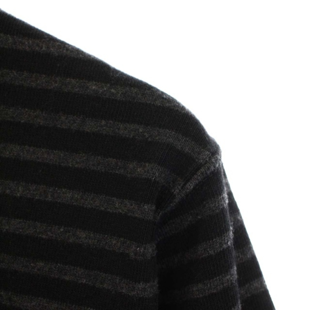 Engineered Garments(エンジニアードガーメンツ)のEngineered Garments カットソー ボ―ダー XS 黒 グレー メンズのトップス(Tシャツ/カットソー(七分/長袖))の商品写真