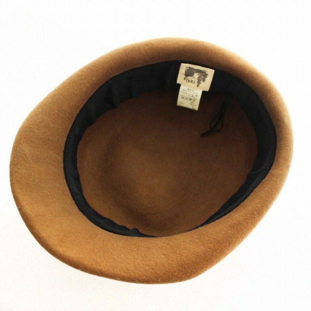 CA4LA(カシラ)のカシラ CA4LA COAT F ARMS 帽子 ハット ウール 装飾 茶 レディースの帽子(ハット)の商品写真