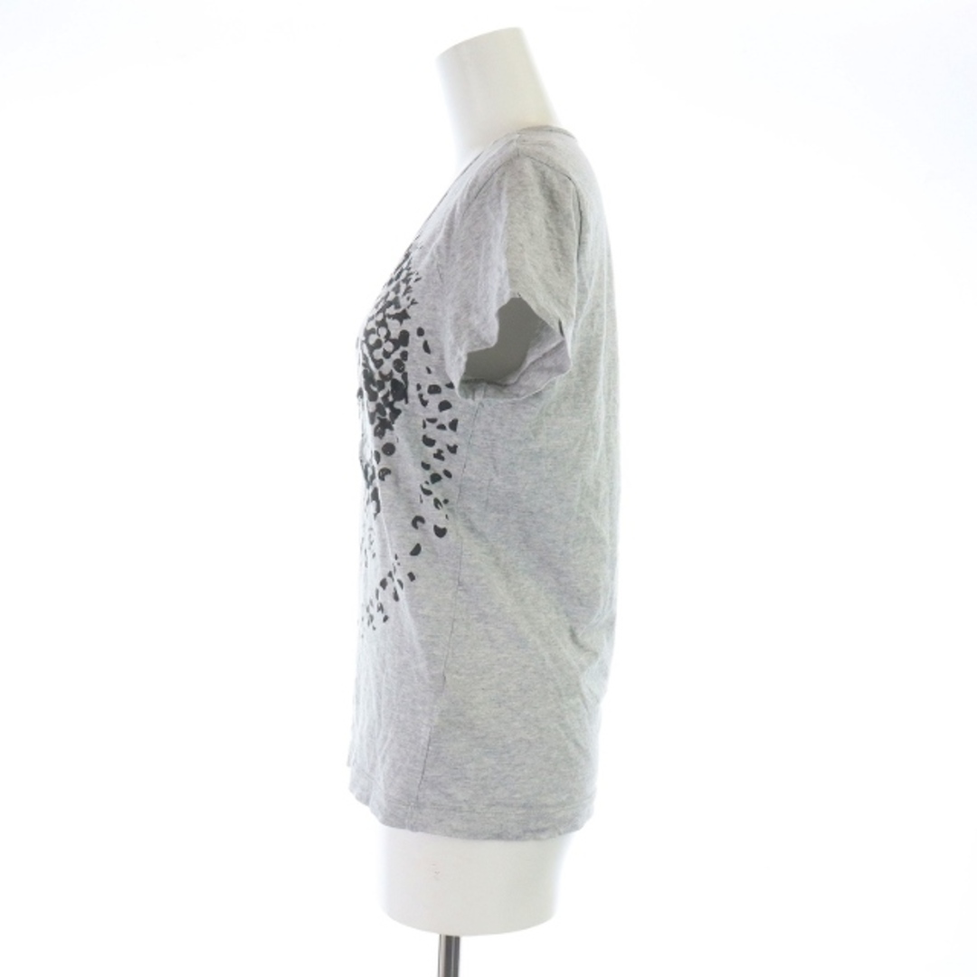 DIESEL(ディーゼル)のディーゼル SLIM FIT Tシャツ カットソー 半袖 ロゴ刺繍 XS グレー レディースのトップス(Tシャツ(半袖/袖なし))の商品写真
