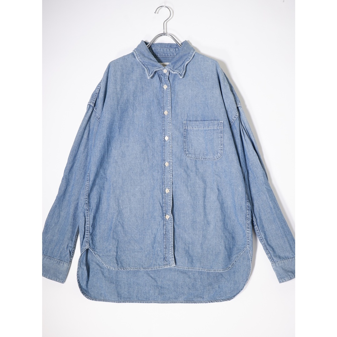 L'Appartement DEUXIEME CLASSE(アパルトモンドゥーズィエムクラス)のREMI RELIEFレミレリーフ L'Appartementアパルトモン別注 CHAMBRAY シャンブレーデニムシャツ【F】【LSHA72534】 レディースのトップス(その他)の商品写真