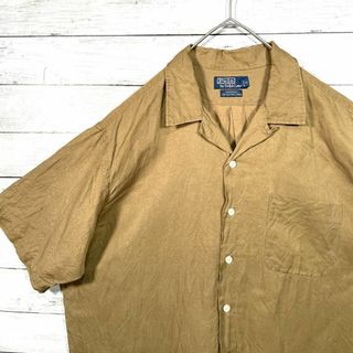 Ralph Lauren - 91U 90sラルフローレン 開襟 CALDWELL シルク×リネン