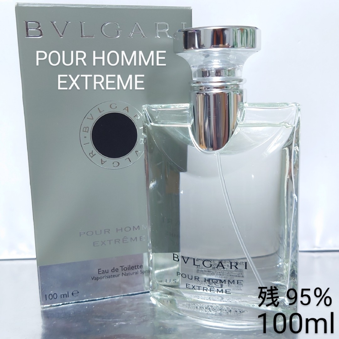 BVLGARI(ブルガリ)の【残量95％】ブルガリ プールオム エクストレーム オードトワレ 100ml コスメ/美容の香水(香水(男性用))の商品写真