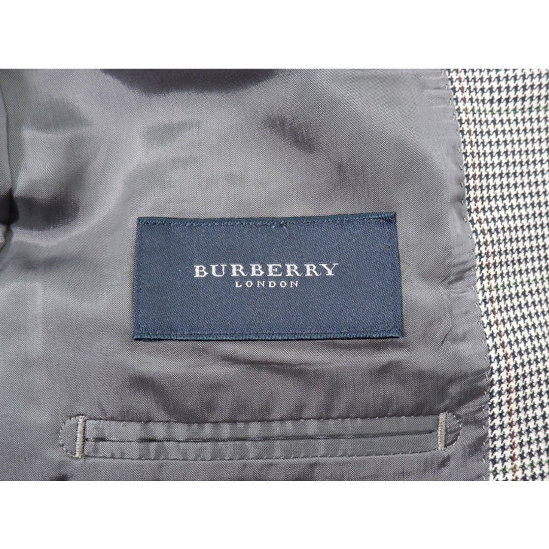 BURBERRY(バーバリー)のBURBERRY LONDONバーバリーロンドン 高級羊毛シルク千鳥格子チェック 水牛の角ボタンテーラードジャケット【94-84-165 AB4】【MJKA72530】 メンズのジャケット/アウター(その他)の商品写真